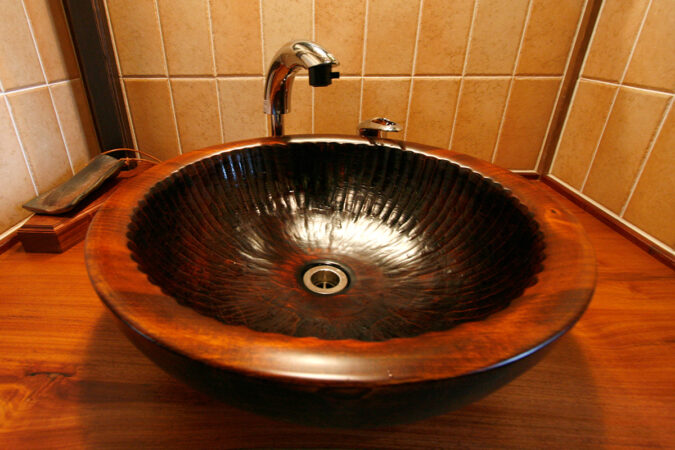 捏ね鉢を再利用